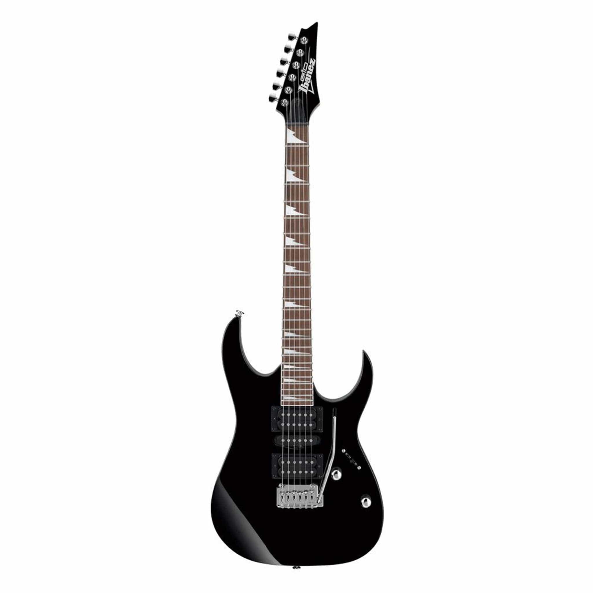 ibanez electric guitars black night ibanez grg170dx rg gio series double cutaway 6 string electric guitar #color_black-night
